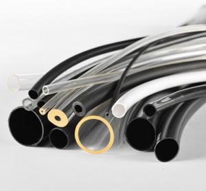 China Black PVC Tubing For Electric Cable , Flexible Reinforced PVC Tubing on sale