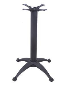 1701 Outdoor Table Base Cast Iron Material With Black Wrinkle Powder Coating