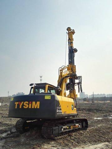 Quality Rotary Bored Pile Drilling 31.5MPa Max Operating Pressure Max. drilling diameter 1200 mm Max. drilling depth 16 m for sale
