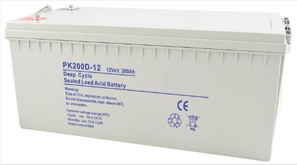 Quality Deep Cycle Lead Acid Sealed Battery 12v - 200ah 6 Cells In Series for sale