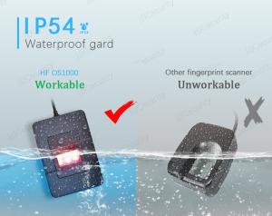 China HFSecurity OS1000 FBI Certified Single Optical Fingerprint Scanner portable fingerprint collection device on sale