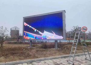 China High Brightness 5500nits LED Message Board Waterproof Steel Structure on sale