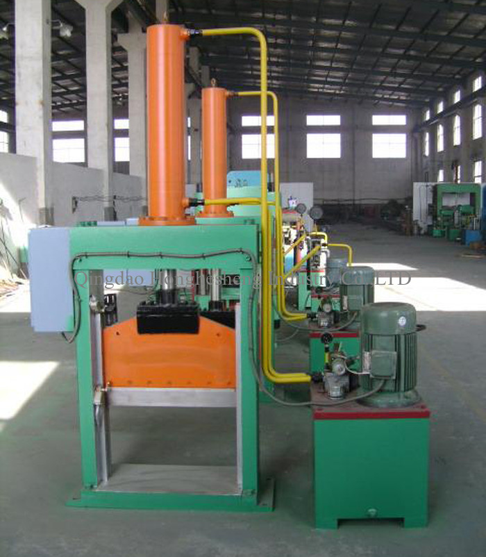 Hydraulic Guillotine Floor Rubber Cutting Machine Single Knife XQL 8T Width 660mm