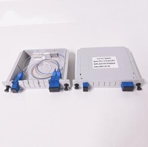 China SC/UPC Passive Fiber Splitters 1x2 1:2 1*2 Insertion Type LGX PLC Splitter on sale