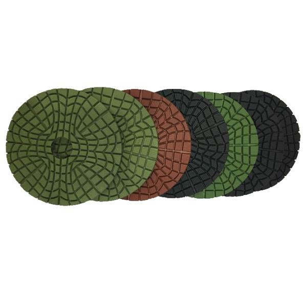 4" Flexible Diamond Polishing Pads For Stone With Aggressive Speed