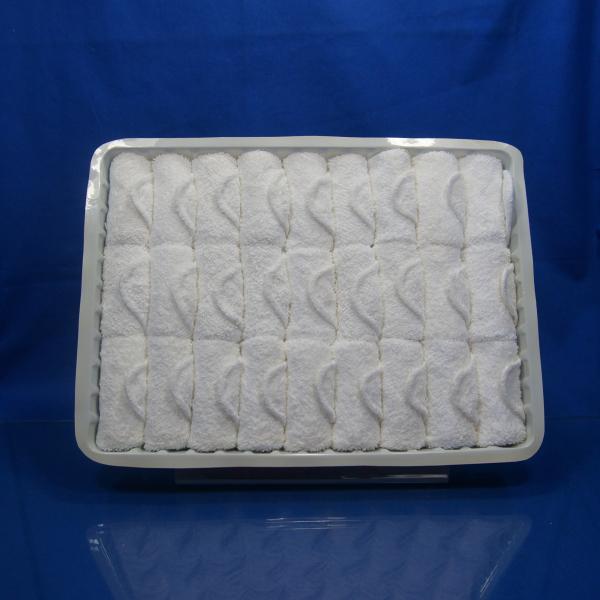 Quality Cotton disposable refreshing airline towel for sale