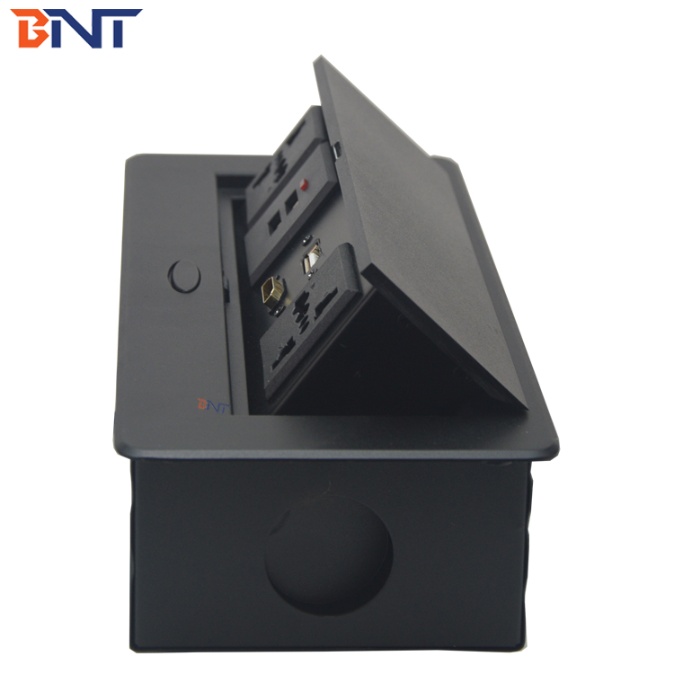 Office hidden conference table pop up socket outlet with dual usb charger