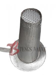China Stainless Steel Temporary Basket Strainer Hat Type With Mesh 150LB - 300LB on sale