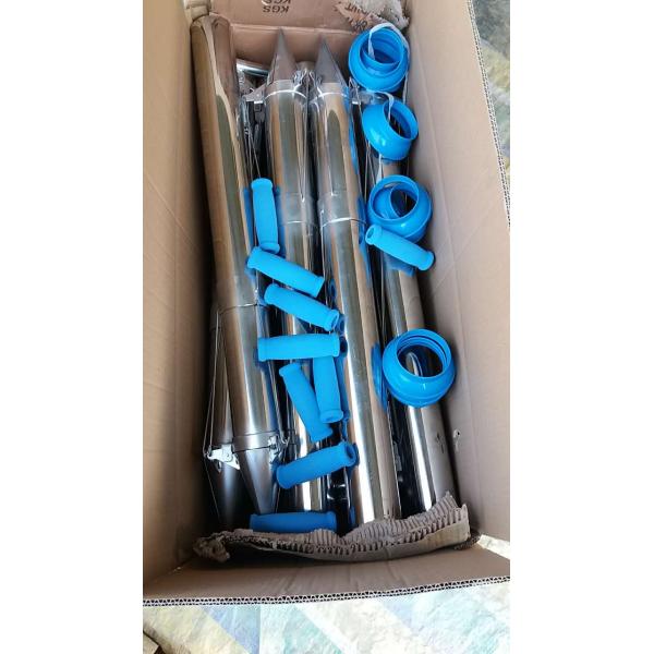 Three Openings, Stainless Steel Handheld Manual Seed Planter Vegetable Seedling Transplanter