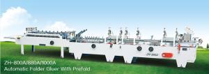Buy cheap Automatic Folder Gluer with Prefold, Cardboard Box Folding + Gluing with Prefold product