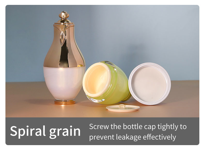 Plastic Skincare Cream Jar Customized Face Cream Container Cosmetic For Whitening Face Cream Set
