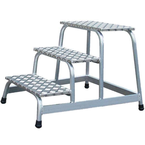 Quality 2 Or 3 Tread Aluminum Step Stands Material Handling Equipment Fabrication for sale