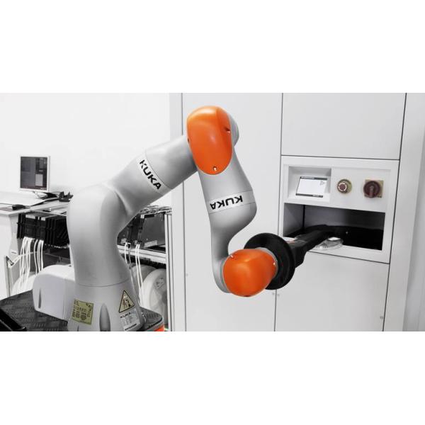 Small Kuka Robot Arm Cost LBR Iiwa In Handling Component Reels 7 Dof Robotic Arm