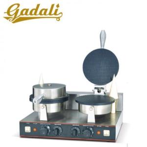 China Double Plate Ice Cream Waffle Cone Maker on sale
