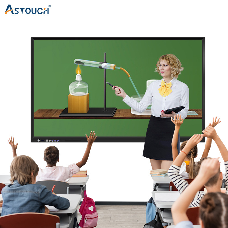 Multi Language Interactive Whiteboard 86 Inch Touch Screen With 4K Resolution
