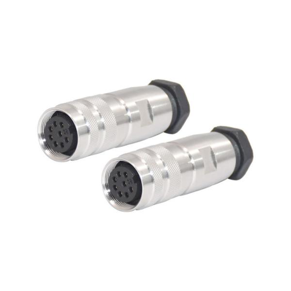 Waterproof IP67 M16 Female Connector Female Shielded Metal Assembly Type