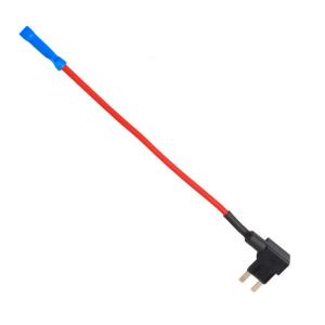 Black ATM Add A Circuit Fuse Holder Mini 12V Inline Blade Fuse Holder