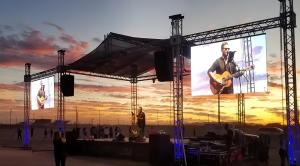 Buy cheap P2.6 500x500mm Stage Rental Led Display Modular Design No Fan Fast Setup / Dismantling product