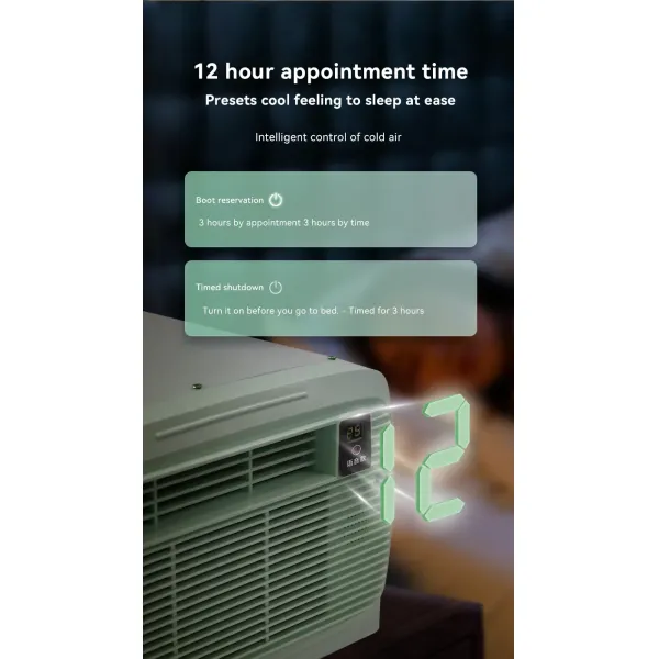 New Style Air AC Window Indoor Portable Mini Air Conditioner Voice Control