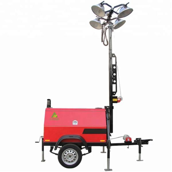Quality Weatherproof Long Lifespan Portable Light Tower 110/220V for sale