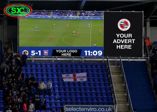 Quality large stadium LED Display outdoor full color P10 smd high resolution screen for sale