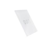 2 gang standard TUYA esp8266 smart wifi wall socket UK