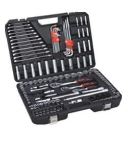 Quality 155 pcs socket tool set ,with combination wrenches ,extension bar ,universal joint . for sale