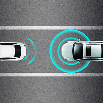 ADAS Car Forward Collision Warning System FCWS LDWS 5 Functions In 1