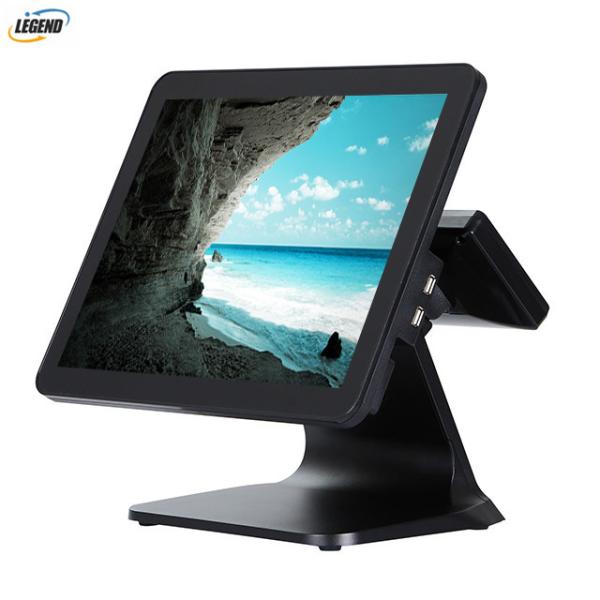 Quality Intel Cerelon I5 CPU Computerized Point Of Sale System 15'' Touch Screen Black Color for sale