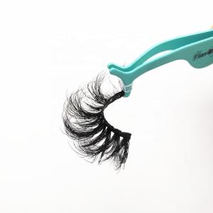 Hand Made Natural False Eyelashes 20mm 5d Mink Lashes For Big Round Eyes