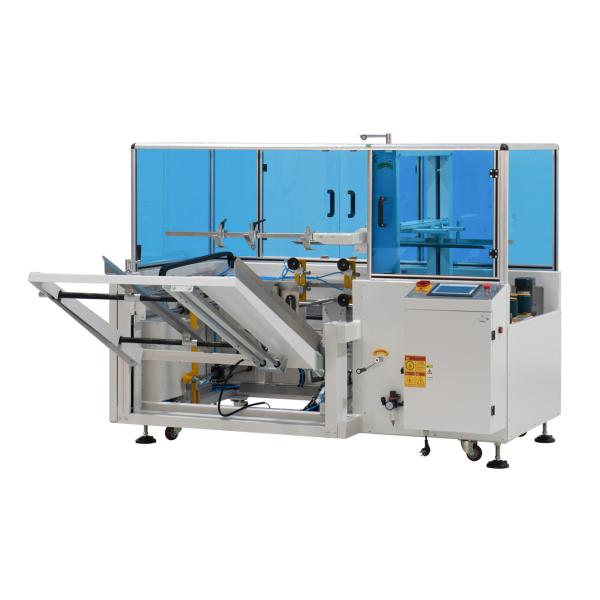 Adhesive Tape Bottom Automatic Box Packing Machine Vertical Molding