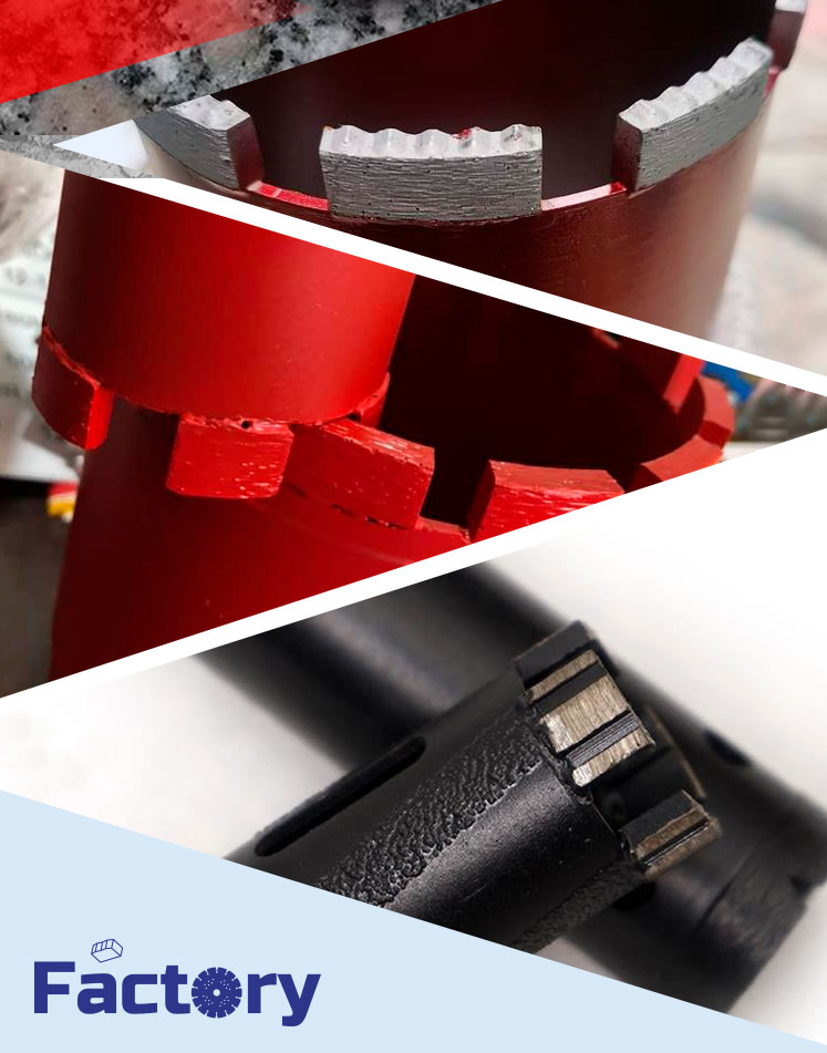 Customized ARC-Shaped Segment Diamond Core Drill Bit for Stone Concrete Cutting Tools