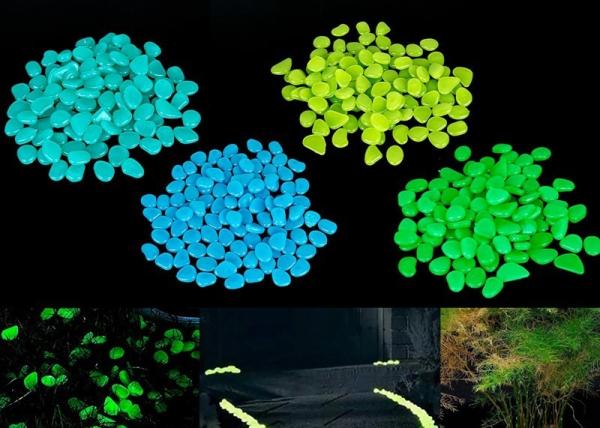 Quality Plastic Concrete Pavements Glowing Luminescent Pebbles for sale