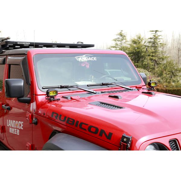 JEEP Car Parts Radio Antenna Base Cover Black Powder Coated CNC Machine Customization