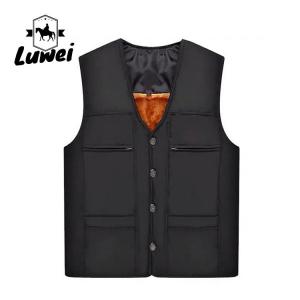 Buy cheap Winter China Oem Chest Bag Cargo Street Wear Warm Utility V-neck Waistcoat Knit Fitness Top Fishing Vest for Men product