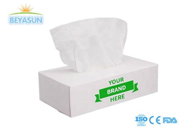 Soft Box Facial Tissue 2 Ply 11GSM 130sheets Virgin Wood Pulp White Flat Box