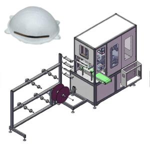 High Capacity Meltblown Folded N95 Mask Making Machine
