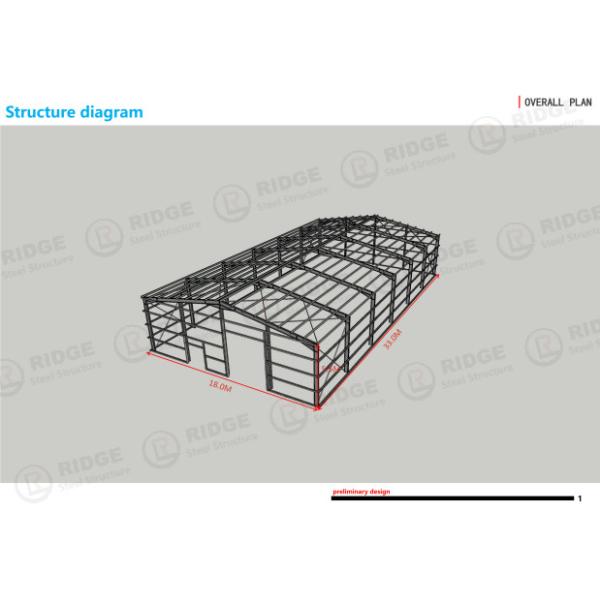 High Strength Prefabricated Industrial Shed Steel Structure Sandwich Panel Prefab House