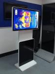 4K UHK 50" 49" inch floor stand rotating LCD monitor TFT wifi network advertisin