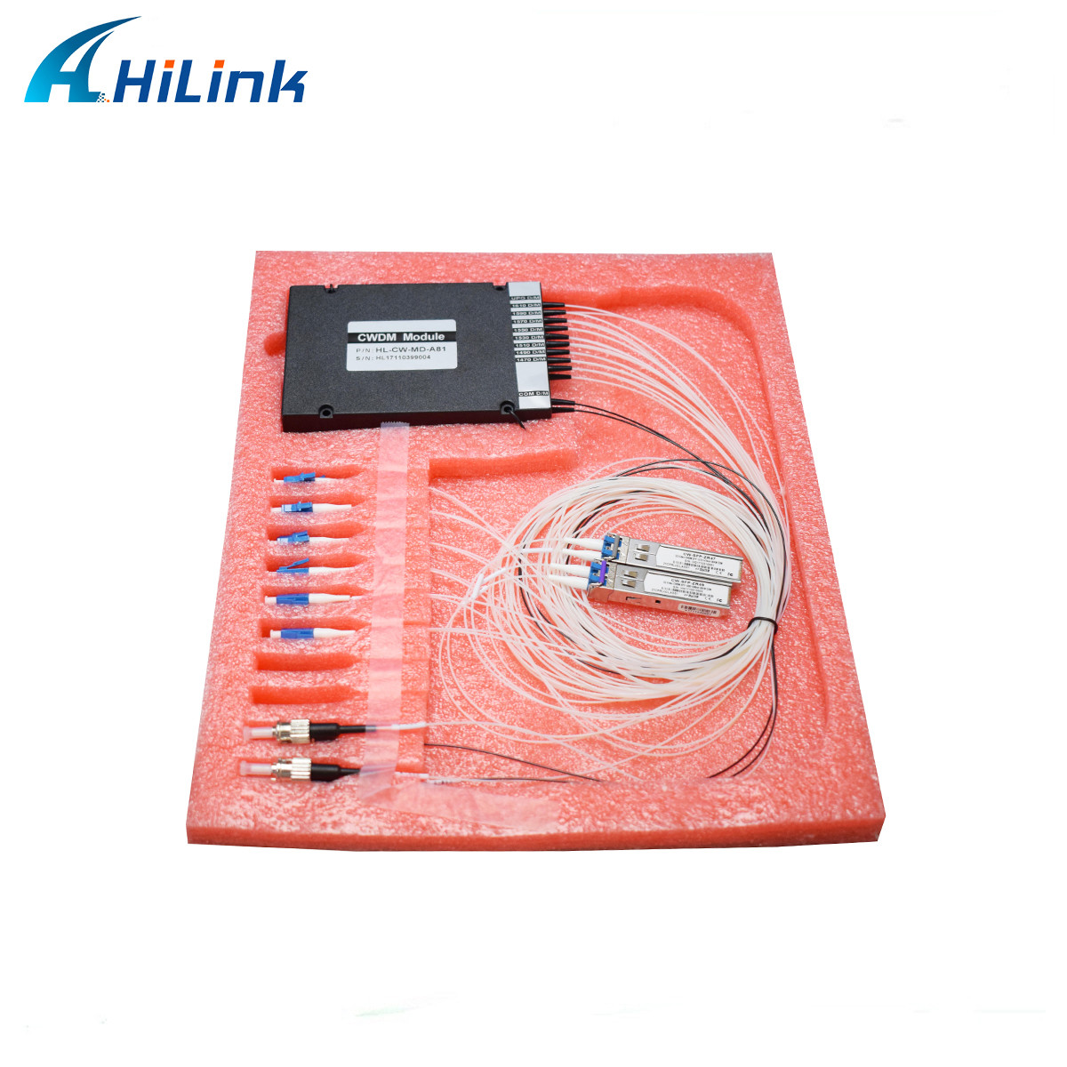 Passive 8 Channel CWDM MUX DEMUX Module 1270-1610nm ABS Box With Upgraded Port