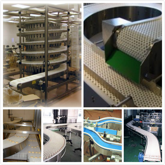 SIDE FLEX MODULAR BELTS CONVEYORS
