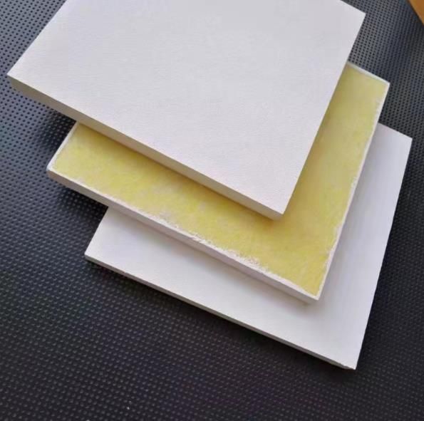Square Edge Fiberglass Sound Absorption Ceiling Board / Panel