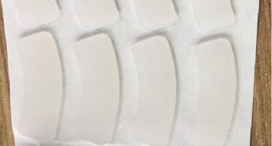 Quality Bluetooth Earphone Translucent Silicone Rubber Pad 0.05mm Thick for sale