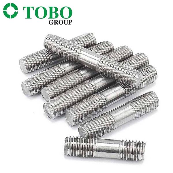 Stainless Steel 304 Threaded Rod Ends Stud Bolts in All Sizes with DIN938 and DIN939 Standards