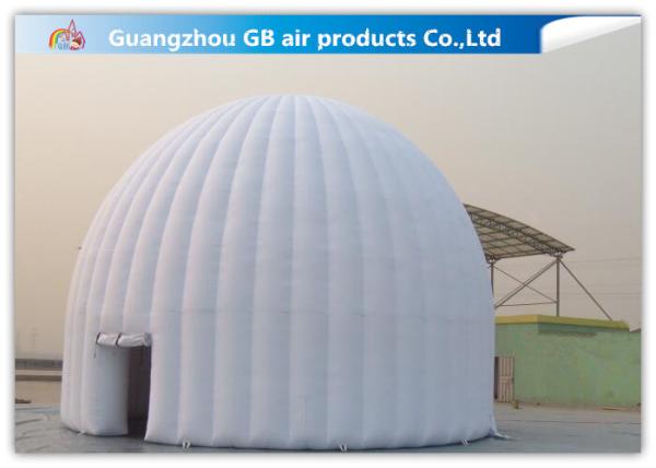 Quality Outdoor Inflatable Event Tent White Inflatable Dome Igloo Tent For Activity for sale