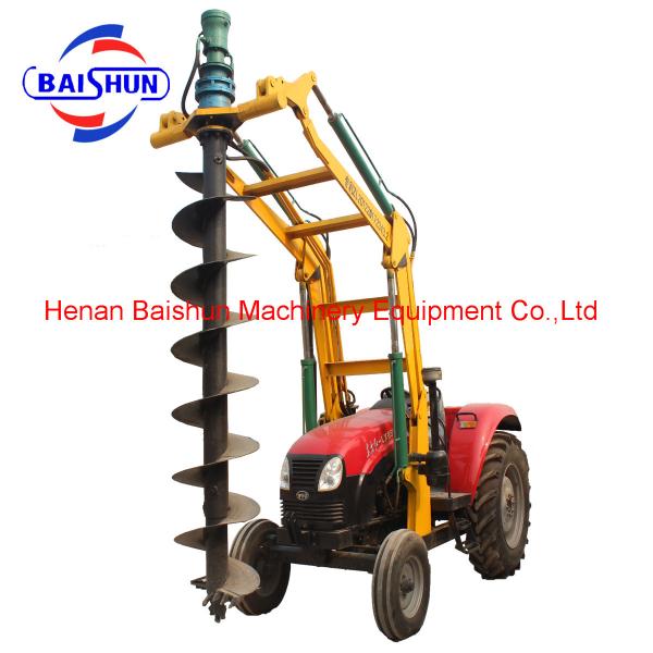 Quality Pile drilling machine yto tractor small pile driving machine pole erection machine for sale