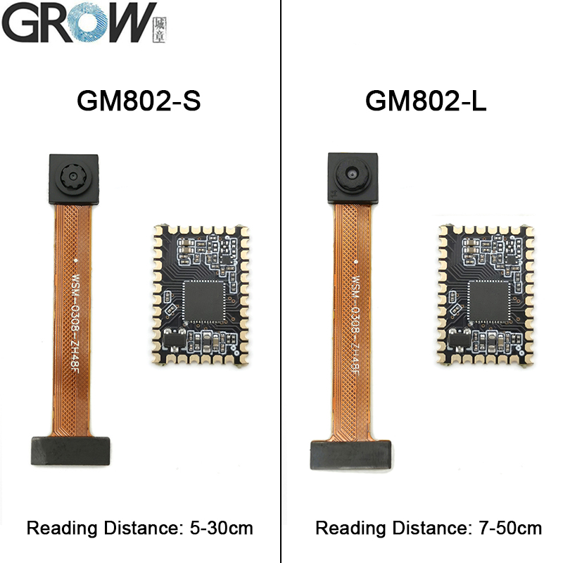Grow GM802 Series DC3.3V USB/Ttl232 Barcode Scanner 1d/2D Qr Bar Code Reader