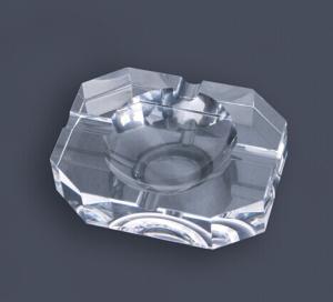 Classical Transparent Crystal Ashtray