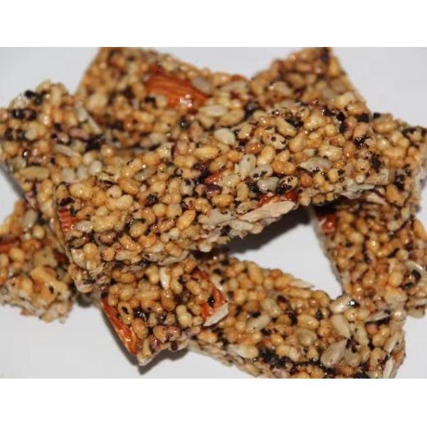 Cereal bar peanut bar making machine , cereal puffing machine