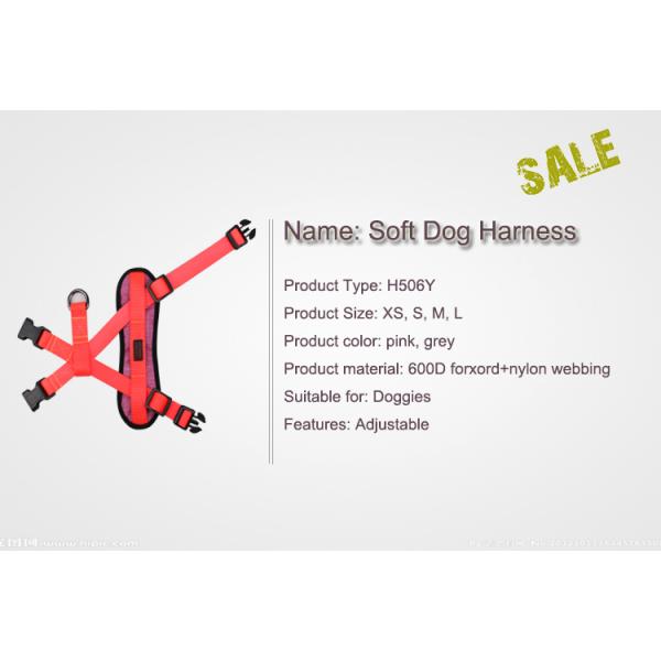 No Pull Custom Nylon Dog Harness , Easy Walk Nylon Dog Pet Harness For Walking